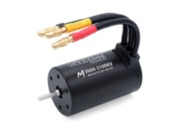 Motor M3660 3100kvsurpass Hobby M3660 Eixo 3.175mm Conectores Banhados Ouro 4.0mm Brushless Preto Impermeável Carros Rc 1/10 MDUG