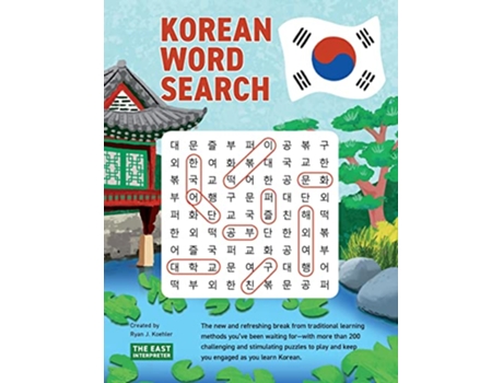 Livro Korean Word Search Learn 2400 Essential Korean Words Completing over 200 Puzzles de Ryan John Koehler (Inglês)