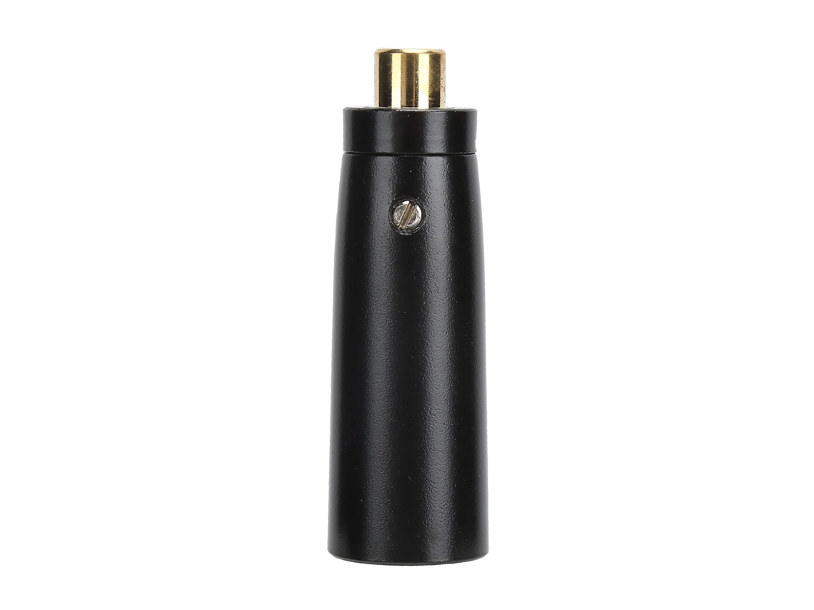 Adaptador RCA hembra a XLR macho, conector de audio chapado en oro para mezclador, micrófono, negro S/MARCA