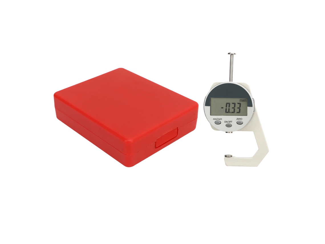 Medidor Digital De Espesor Electrónico Lcd Para Papel Y Películas, Alcance 0-25.4mm, Precisión 0.01mm