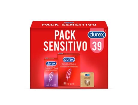 Pacote de preservativo sensível  39 unidades