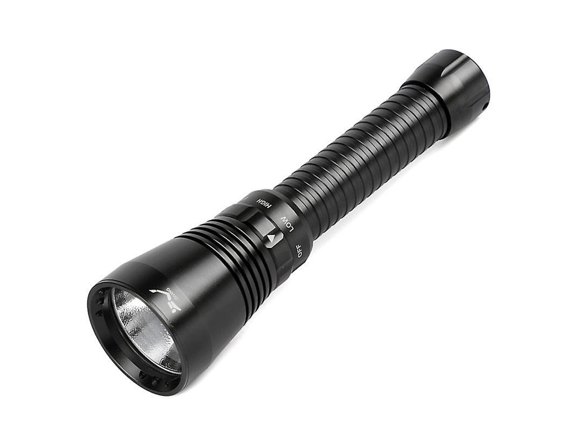 Lanterna Mergulho 7000lumen Ipx8 100m 26650 Branca Preto Yizhood