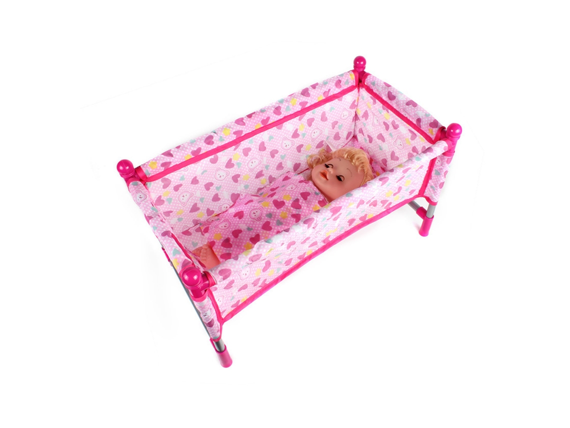 Mali acessório de Boneca de Bebê Rosa Leve Simulação para Crianças Brincar de Role Play