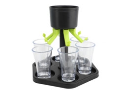 Dispensador de Shot com 6 Copos Plásticos | S/MARCA