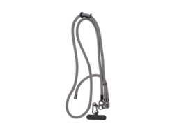 Cordão Ajustável Universal Para Capa De Celular, 0,8 Mm, Cinza