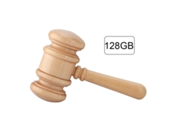 Pen Drive De 128gb Em Forma De Martelo De Madeira, Modelo Usb 2.0, Compatível Com Usb1.1