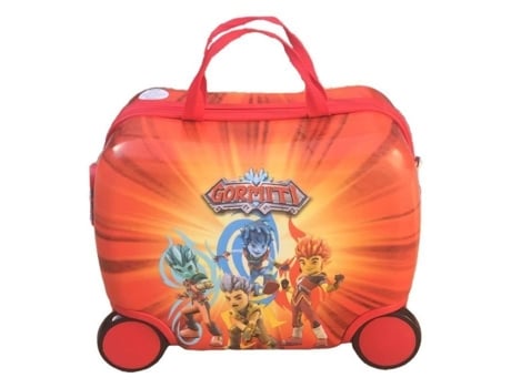 Mala De Cabine 360º, Rígida Unissexo Gormiti Rodas Cadeado Combinado Laranja (x22 Cm)