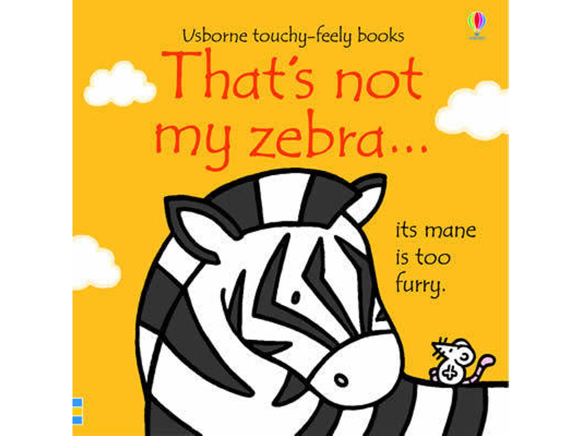 Livro Thats Not My Zebra de Fiona Watt (Inglês - Capa Dura)
