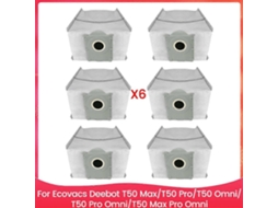 Saco Para Pó Ecovacs T50, Compatível Com 6pcs, 6 Unidades