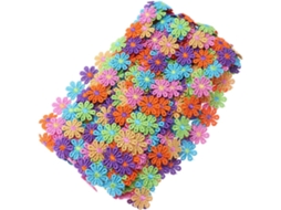 Flor De Margarida Decorativa De Renda De Poliéster