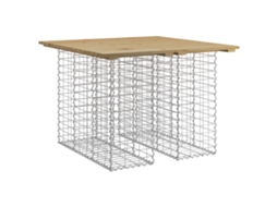 Garden Table, Garden Tables Vidaxl Marrom Madeira De Pinho Impregnada (100 X 102 X 72 Cm)