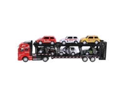 Primerox brinquedo Caminhão Transportador de Carros em Liga Detachable 6 Carros Simulação para Crianças
