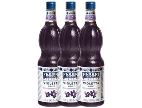 Licor FABBRI Schnapp Fabbri Sirope Violeta (1 L - 3 unidades)