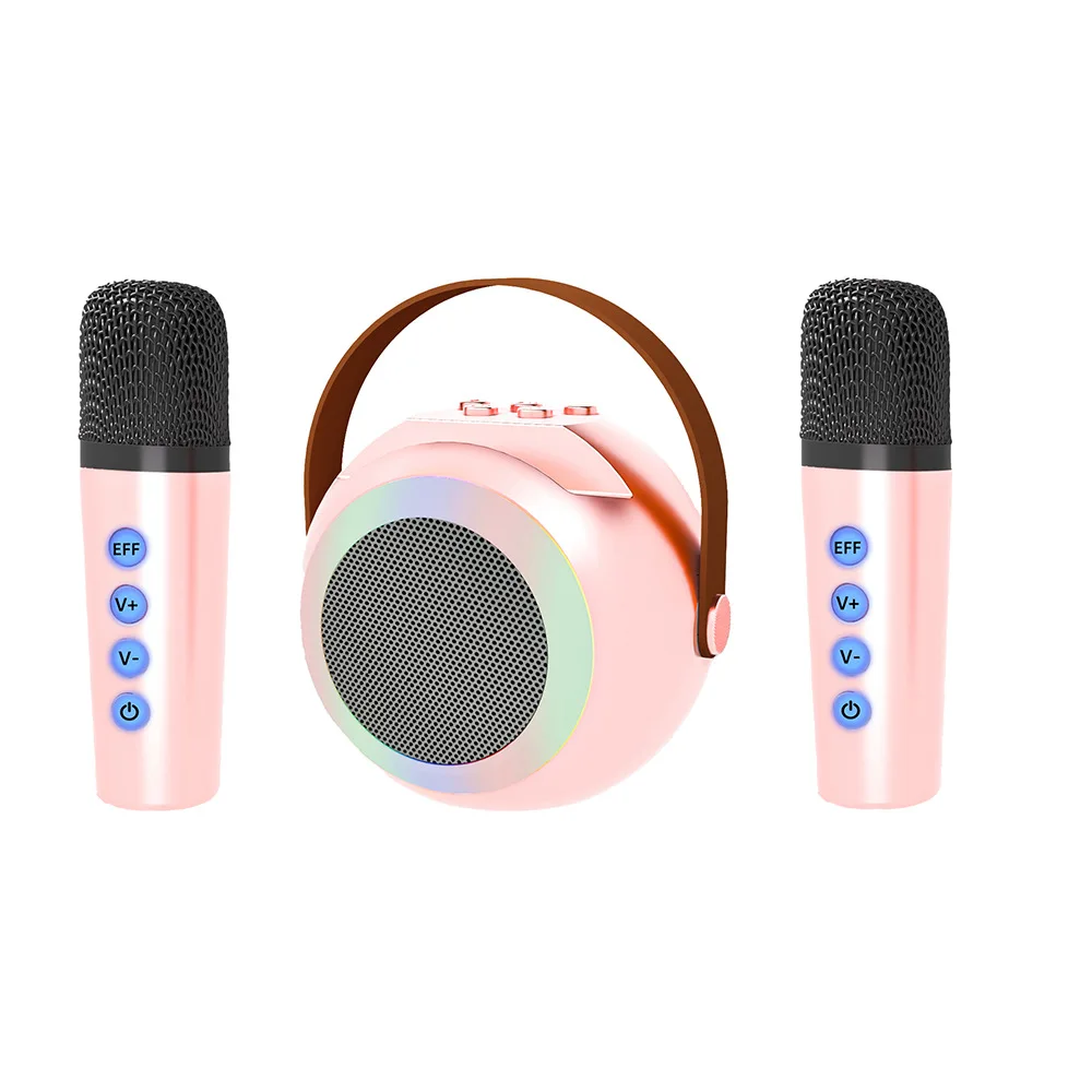 Caixa de Som Bluetooth para Karaokê em Casa com Microfone Infantil MDUG