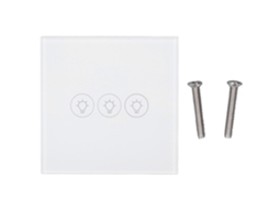 Interruptor Inteligente Wifi Touch Controle por Voz Dimmable com Timer Tuya 90 250v