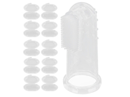 Escova Dentes de Dedo Bebê LAXISCREED 10pcs Silicone Macio