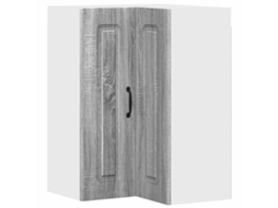 Conjunto 1 Armário De Cozinha Vidaxl Cinzento Derivados De Madeira (57 X 57 X 80 Cm)