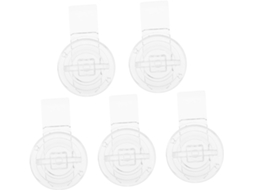 Conjunto De 5-fechaduras Acrílico Transparente Para Caixas, Mini Trava De Porta, Resistente E Segura Para Portas