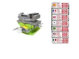 Mesa De Trabalho Para Fresagem E Perfuração, Base Rotativa De Precisão, Construção Em Liga De Alumínio Oem