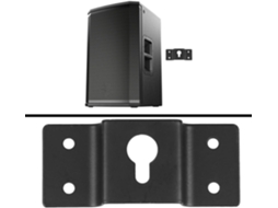 Conjunto De 5 Suportes De Parede Metálicos Pretos Para Alto-falantes.