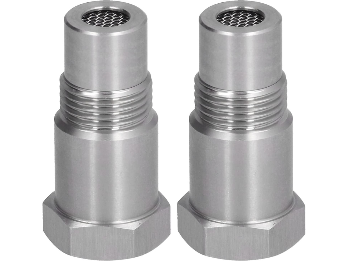 2 Adaptadores De Sensor De Oxigênio Para Solda, Rosca M18x1.5