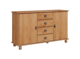 Buffet Askim 133,5x40x79cm de Madeira de Pinho MAISON EXCLUSIVE