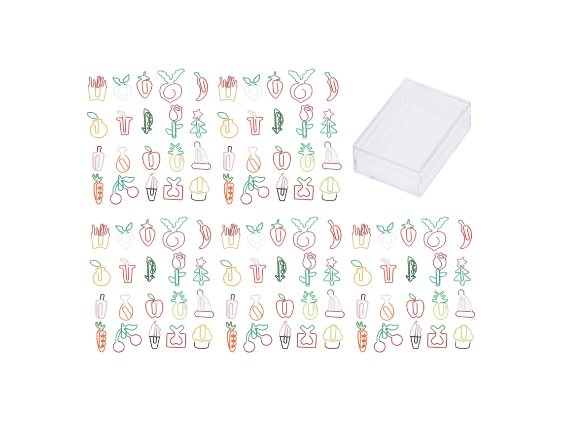 Agranelas Metálicas Cute 100pcs Organização Documentos