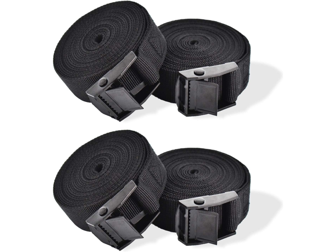 Conjunto De 4 Cintas Amarração, Cintas De Amarração Reforçadas E Ajustáveis​​ Kam B