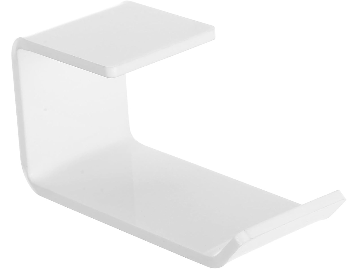 Suporte Moderno Para Fones De Ouvido Em Acrílico Branco, Protege Contra Deformações E Economiza Espaço Na Mesa, Ideal