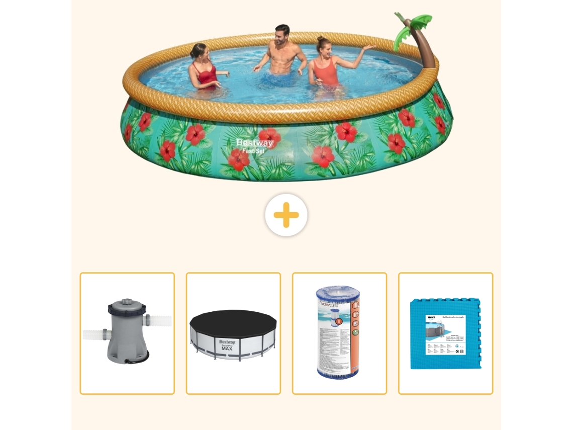 Bestway Piscina Bestway Fast Set Redonda - 457x84 Cm - 5-peças S254