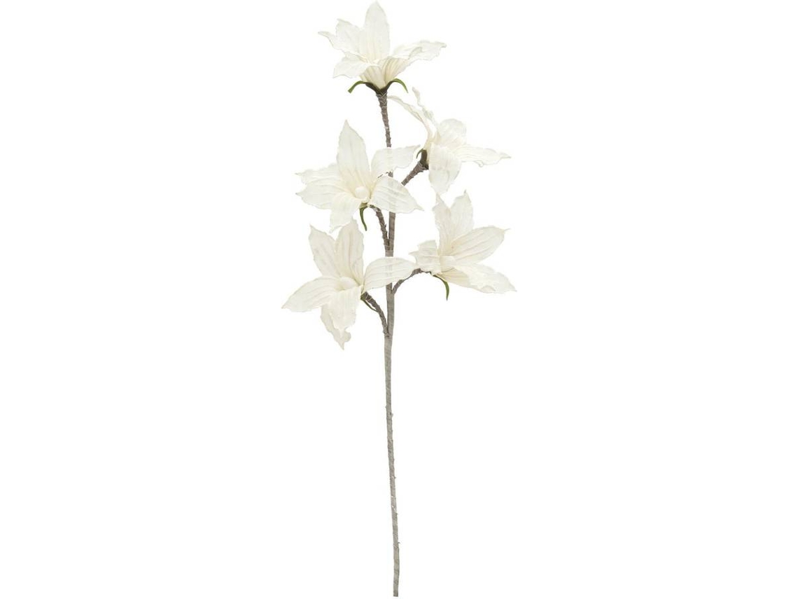 Planta Artificial EUROPALMS Clematis Branch (Branco - 100 cm)