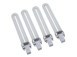 Conjunto de 4 Lâmpadas Uv Reposição 9w para Secador Unhas em Gel. GOKOCO