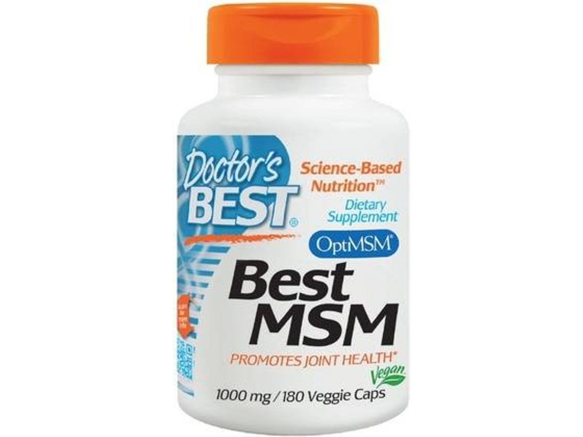 Suplemento Alimentar DOCTOR'S BEST Msm (180 cápsulas vegetais de 1000mg)