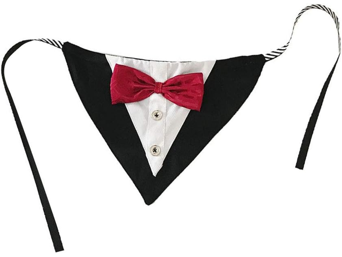 Lenço Triangular De Estimação Com Laço Vermelho, Bandana Cães E Gatos, Acessório Festas E