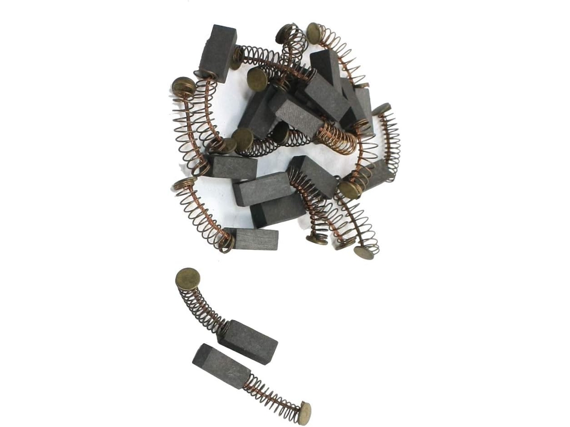 Conjunto de 20 Escovas Carvão para Ferramentas Elétricas, Dimensões 10 Mm X 5 4 CHABERLU