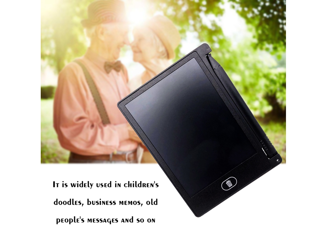 2026 mini Memo Eletrônico com Lcd de 4.4 Polegadas e Tábua Inteligente Portátil para Idosos e Crianças Escrever para Se Comunicar
