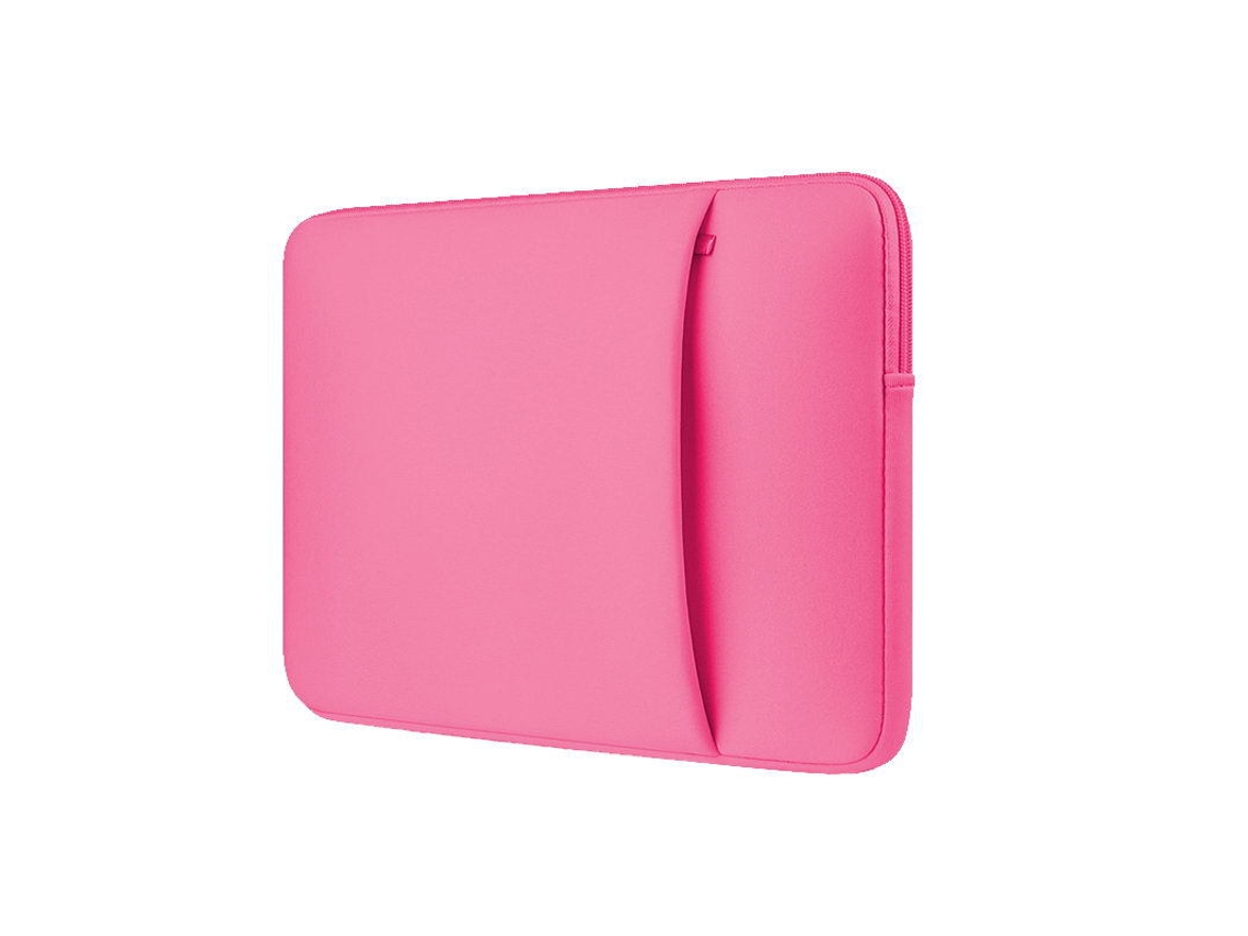 Capa Protetora Para Laptop De 13 Polegadas, Macia, Acolchoada E Com Zíper, Para Computador, Rosa Vermelha Aquaforge