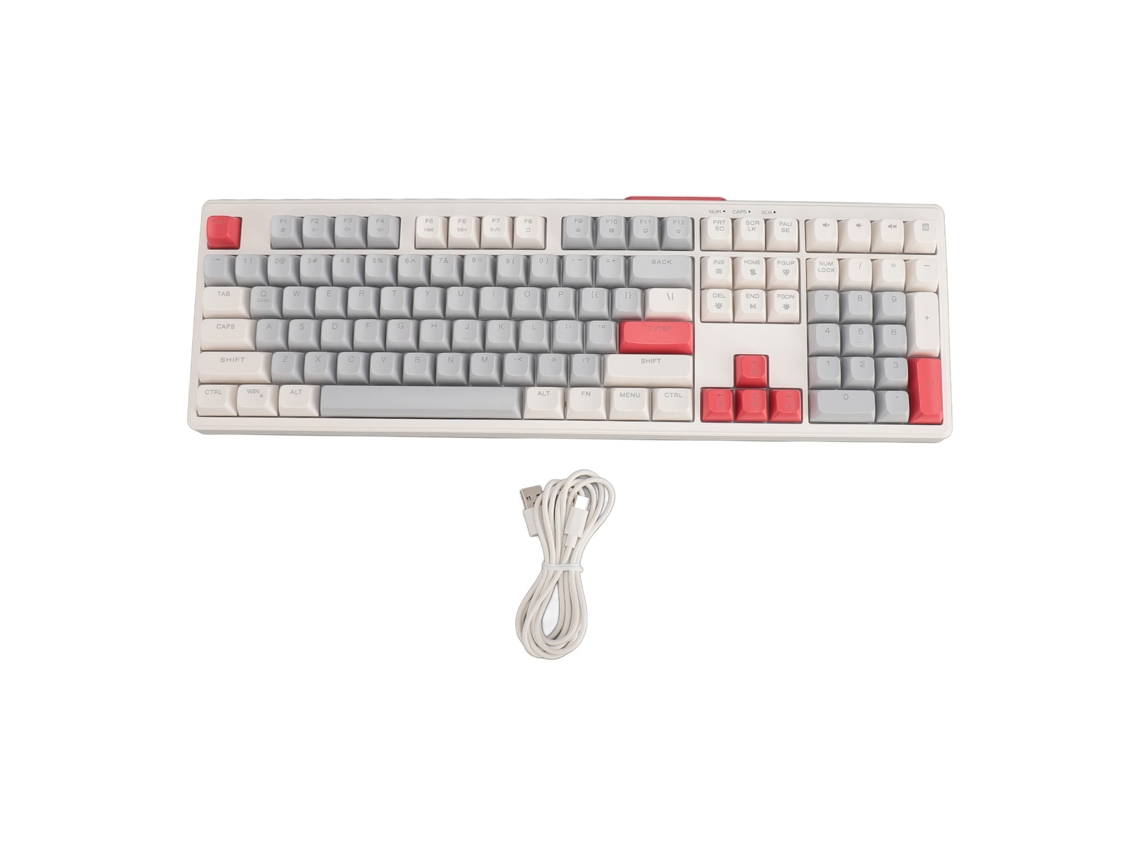 Teclado Gaming LAXISCREED Silencioso 8 Modos Rgb