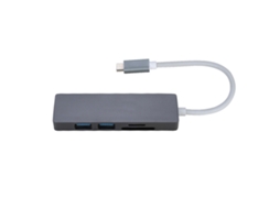 Estação de Docking EOOCOO com HDMI e leitor de cartões