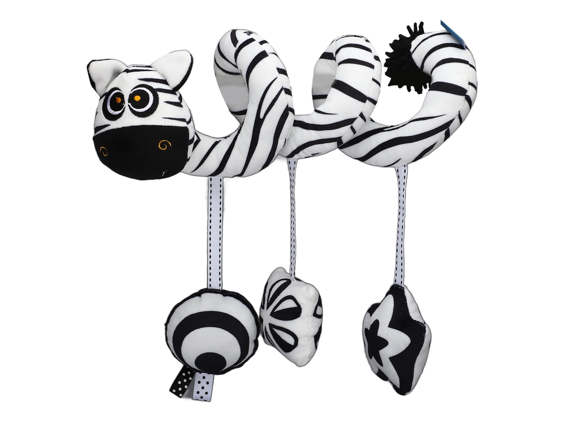 Mali brinquedo Espiral de Pelúcia Animal Cute para Bebê Hanging Rattles Carrinho de Bebê Type 2
