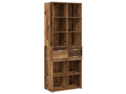 Vidaxl Estante Madeira Antiga 30 X 42,4 X 185,2 Cm