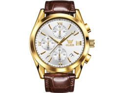 Lurelia Relógio Masculino, Movimento De Quartzo, Data/calendário, Luminoso, 9 Mm, 0,35 Polegadas, 38 Mm, 1,49 Polegadas, 8,66 Polegadas, 20 Mm, Couro