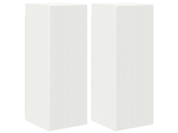 Armário de Tv de Parede 2 Pcs Branco 30 X 31 X 80 Cm MAISON EXCLUSIVE