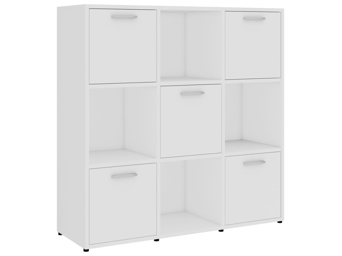 Prateleira 90x30x90 cm em compensado branco, exclusiva da MAISON.