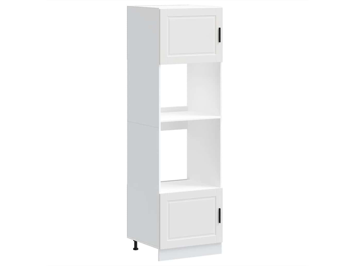 Conjunto Armário Forno 2pcs Porto Derivado da Madeira Branco MAISON EXCLUSIVE