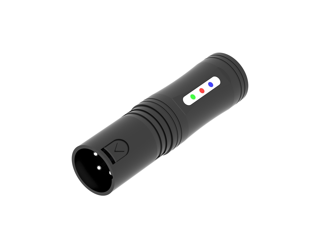 Testador de Cabo Dmx Remoto com Teste Preciso, Fácil Uso e Design Portátil para Iluminação