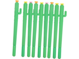 Canetas Rollerball Veemoon Cactus, Em Gel Criativas, 10 Unidades,