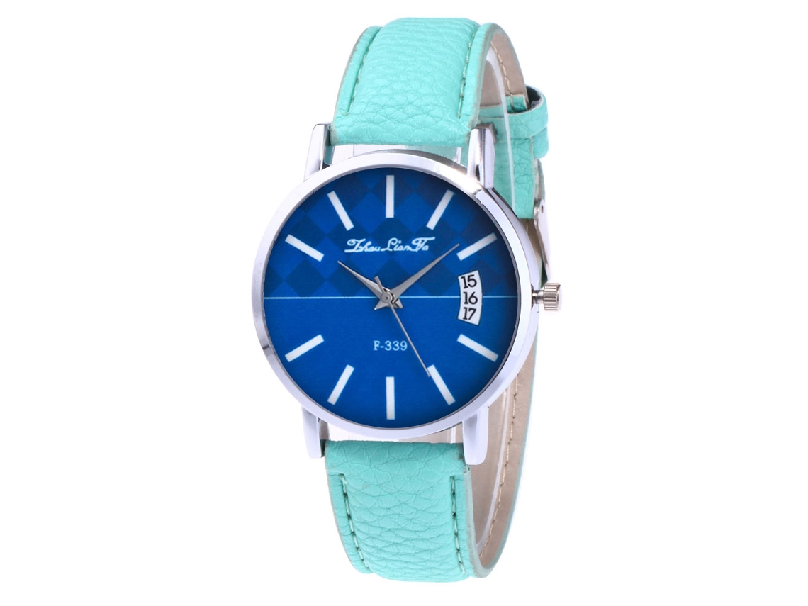 Relógio de pulso de quartzo moderno para estudantes com pulseira de couro - Presente perfeito