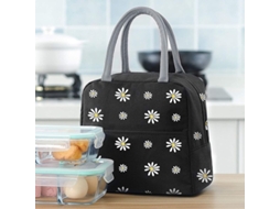 Bolsa Térmica Nova Line, portátil, com padrão margarida, saco organizador, isolado, leve | S/MARCA