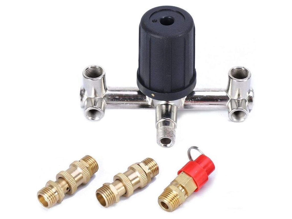 Interruptor De Pressão Para Compressor De Ar Com Válvula De Segurança E 2 Saídas, Instalação E Operação Fáceis